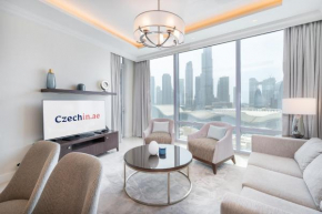 Elegant 1BR with Burj Khalifa views